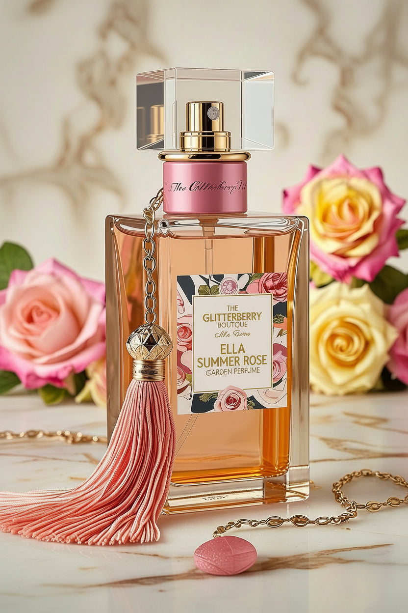 The Glitterberry Boutique ELLA SUMMER ROSE GARDEN PERFUME