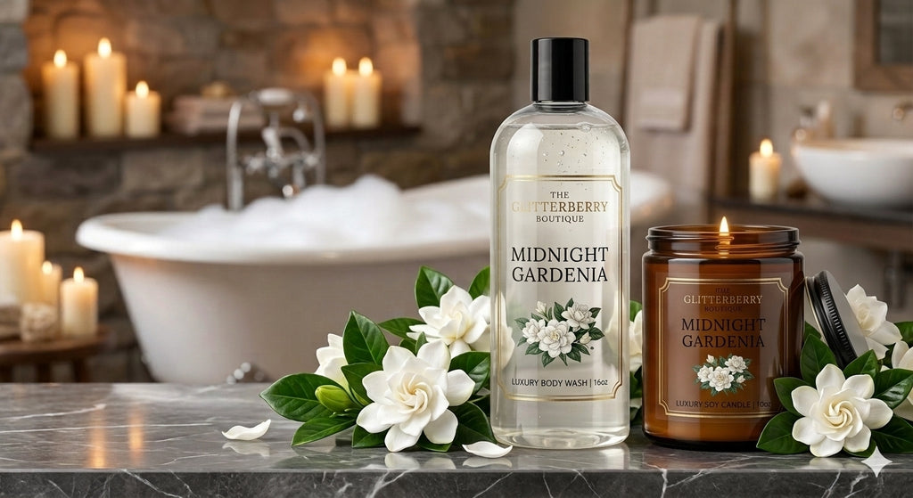Midnight Gardenia Luxury  Shimmering Bodywash