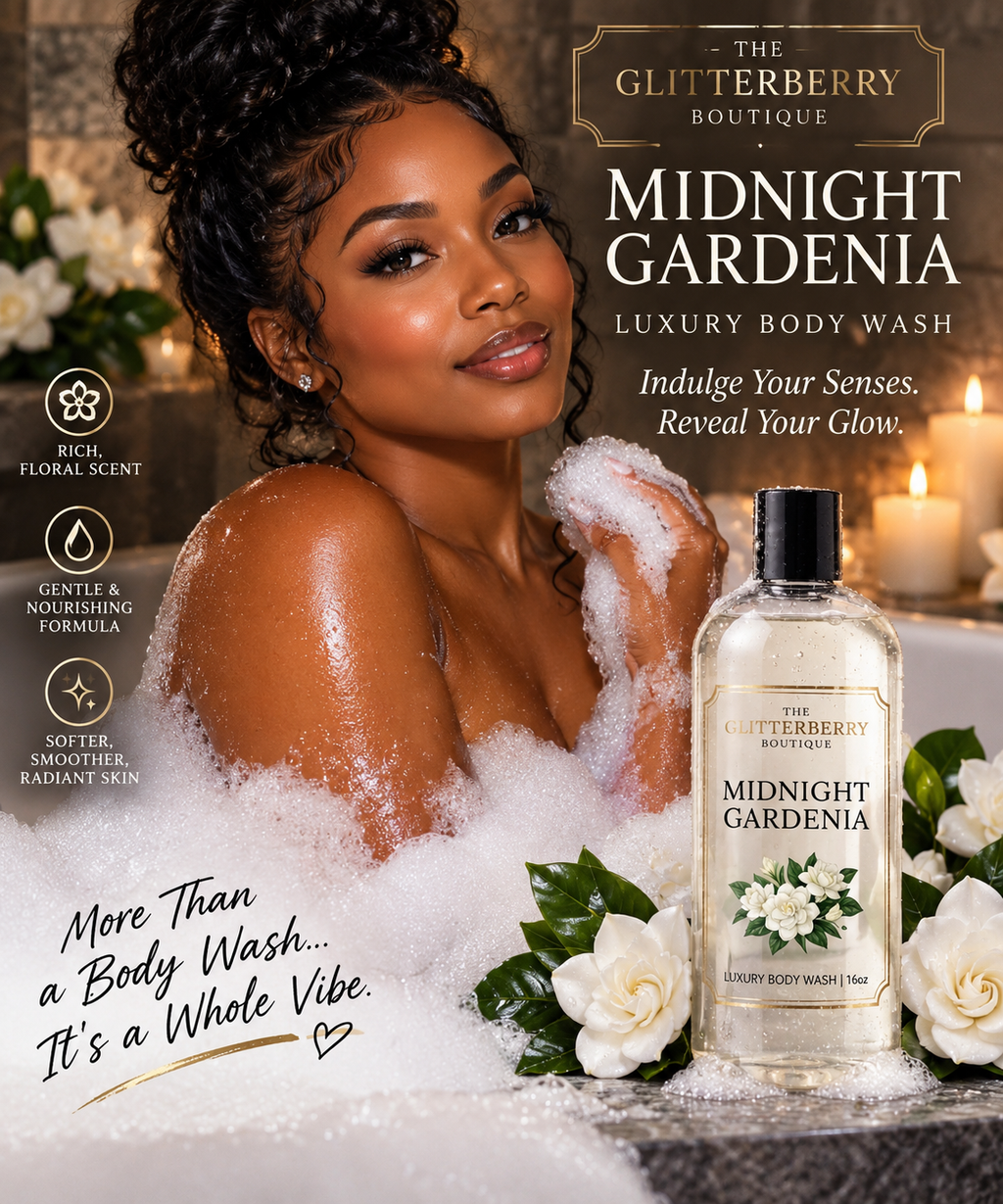 Midnight Gardenia Luxury  Shimmering Bodywash