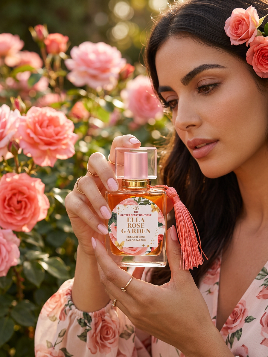 The Glitterberry Boutique ELLA SUMMER ROSE GARDEN PERFUME